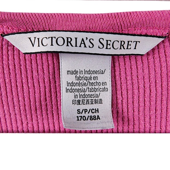 Victoria’s Secret Ribbed Scoop Neck Dress – Pink, Size Small - Picture 5 of 7